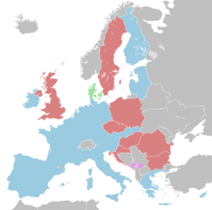  نقشه اتحادیه اروپا